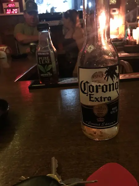 A cold one at the bar
